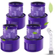 🔍 washable pre filter replacements for dyson v10 sv12, 4-piece bundle, smyidel filter for dyson v10 - enhance your dyson performance! логотип