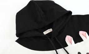img 2 attached to 🐰 Cuddle up with Aza Boutique Girl's Cute Bunny Sweatshirt!