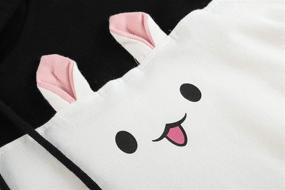 img 1 attached to 🐰 Cuddle up with Aza Boutique Girl's Cute Bunny Sweatshirt!