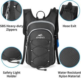 img 1 attached to 🎒 RUPUMPACK Insulated Hydration Pack Backpack with 2L Water Bladder - Ideal for Day Hiking, Cycling, Running & Biking - Perfect for Kids