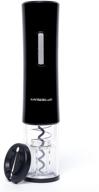 🍷 kangdelun electric wine bottle opener with foil cutter - black, battery operated, self-pulling, sleek and user-friendly логотип