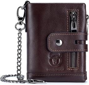 img 4 attached to 👔 BULL CAPTAIN Leather Premium Wallets: Elevate Your Style with Men's Accessories