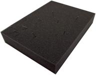 🧵 high-density foam needle felting pad - 9" x 12" x 2" flat panel logo