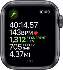 img 1 attached to Восстановленный) Apple Watch Series 5 (GPS, 44 мм) - космический серый алюминиевый корпус с черной спортивной повязкой - Лучшие предложения и скидки