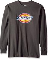👕 shop the dickies men's regular black sleeve clothing: versatile t-shirts & tanks for men logo