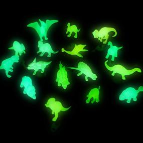 img 1 attached to Dinosaur Luminous Dinosaurs Realistic Birthday Event & Party Supplies