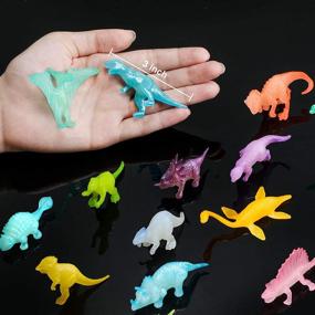 img 2 attached to Dinosaur Luminous Dinosaurs Realistic Birthday Event & Party Supplies