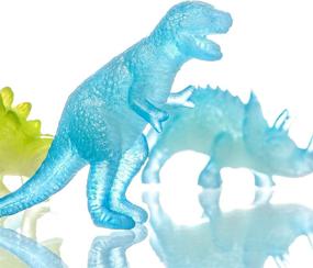 img 3 attached to Dinosaur Luminous Dinosaurs Realistic Birthday Event & Party Supplies