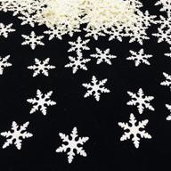 snowflake confetti christmas sprinkles decorations logo