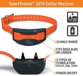 img 1 attached to 🐕 SportDOG Brand SportTrainer 3/4 Mile Remote Trainers - Advanced OLED Display - Waterproof, Rechargeable E-Collar with Tone, Vibration, and Static for Effective Dog Training - Expandable for 6 Dogs