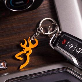 img 1 attached to 🦌 Browning Buckmark Keychain: Elevate your style and functionality with this must-have accessory