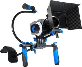 img 2 attached to 📷 SunSmart DSLR Rig Video Camera Shoulder Mount Kit: Complete Support System for DSLR Video Cameras and DV Camcorders