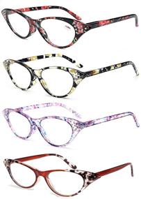 img 3 attached to Reading Glasses Fashion Rhinestones Eyeglasses
