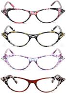 reading glasses fashion rhinestones eyeglasses logo