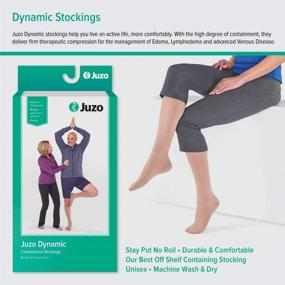 img 3 attached to 🧦 Juzo Dynamic Varin 3512 Knee-High Compression Socks for Men and Women - 30-40mmHg