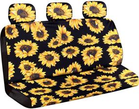 img 4 attached to Sunflower Accessories Headrest Protection Decoration Interior Accessories