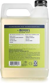 img 3 attached to Mrs. Meyer's Clean Day Dishwashing Liquid Dish 🍋 Soap Refill: Lemon Verbena Scent, 48 oz - Cruelty-Free Formula