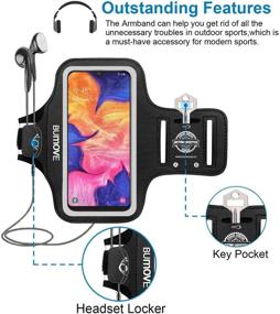 img 3 attached to Stay Connected on-the-go with Galaxy A01/A10e Armband for Workouts and Sports