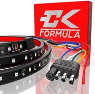 🚦 ck formula 60” led tailgate light bar - 5 functions: reverse, brake, running, turn signal, double flash for trucks, 2935 smd led chips, ip67 waterproof, 12v, 1 piece logo