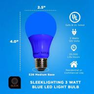 💡 sleeklighting blue led bulb logo