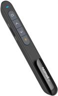 📱 norwii n27 wireless presenter with laser pointer - remote slide advancer for presentations, 330 ft control range, hyperlink volume ppt powerpoint clicker logo