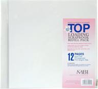 📚 mcs mbi 12x12 scrapbook expansion page refills - pack of 6 (899676) - includes 12 additional pages logo