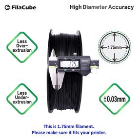 img 1 attached to 🖨️ 1.75mm PLA Black Printer Filament