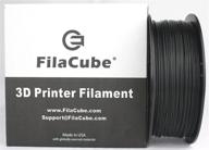 🖨️ 1.75mm pla black printer filament logo