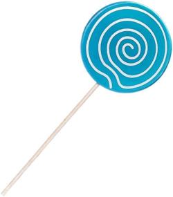 img 2 attached to 🍭 Large Blue Lollipop Prop by Amosfun - Festive Candy Ornaments for Photos, Carnival Cosplay, Weddings, Birthdays - Fake Food Party Supplies and Toys