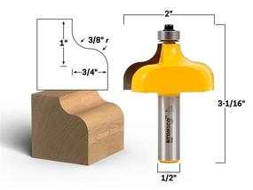 img 1 attached to 🛠️ Yonico 8-Inch Radius Forming Router Tool