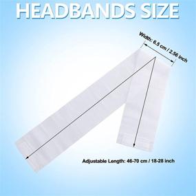 img 2 attached to Disposable Headbands Non Woven Headband Convenient