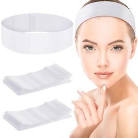 img 4 attached to Disposable Headbands Non Woven Headband Convenient