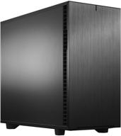 🖥️ корпус для компьютера fractal design define 7 e-atx silent modular mid tower - черный, алюминий/сталь, солидный черный (fd-c-def7a-01) логотип