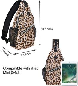 img 2 attached to 🎒 Explore with Style: MOSISO Pattern Outdoor Backpack Daypack