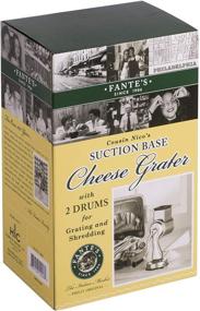 img 3 attached to 🧀 Fantes Italian Market Cheese Grater: Suction-Base, 2 Drums - Original Since 1906 - Improved SEO