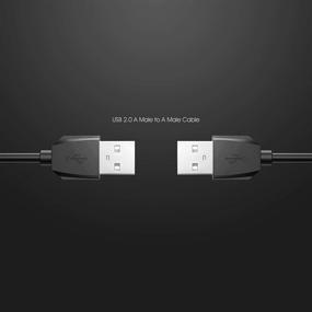 img 1 attached to Havit 2-Feet USB 2.0 Type A Male to Type A Male Cable in Black, One Pack