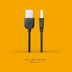 img 2 attached to Havit 2-Feet USB 2.0 Type A Male to Type A Male Cable in Black, One Pack