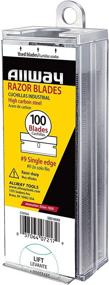 img 2 attached to 💯 High-Quality ALLWAY Single Edge Razor Blades - 100 Blades in Convenient Dispenser Pack