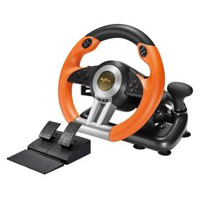 img 4 attached to 🎮 PXN V3II USB Car Racing Wheel with Pedals for PC/PS3/PS4/Xbox One/Nintendo Switch, Ideal for Windows Gaming