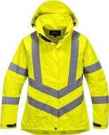 🧥 highly visible and waterproof portwest xxl women's jacket for enhanced safety логотип