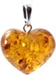 tiptopeco baltic amber pendant silver women's jewelry logo