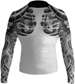 img 1 attached to 👕 Raven Fightwear Irezumi Guard 2X Large Men's Clothing: Enhanced Active Wear for Optimal Performance