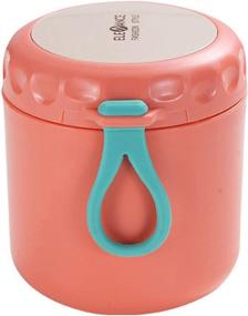 img 4 attached to AGRATU Thermos Kids Hot Food Lunch Box with Spoon - Leak Proof Insulated Containers for Kids - 430ml Pink Insulated Lunch Container for Hot Food