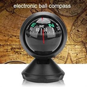 img 2 attached to 🧭 Mini Guide Ball for Car, Truck, Boat, or Cycling: Vehicle Compass with Navigation Direction Pointing, Ideal for Traveling