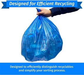 img 1 attached to 🗑️ Reli. SuperValue 13 Gallon Recycling Bags (500 Count, Bulk) - Blue Trash Bags for Efficient Waste Disposal