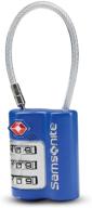 samsonite travel sentry 3 dial combination travel accessories and luggage locks logo