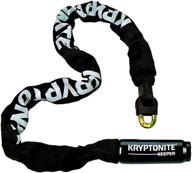 🔒 black kryptonite keeper 785 bike lock: integrated bicycle lock chain, 33.5-inch логотип