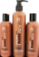 thairapy pure moroccan argan oil wash & go bundle: ultimate haircare trio - shampoo, conditioner, and bouncy curl cream logo