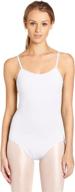 👗 capezio adjustable strap camisole leotard for women logo