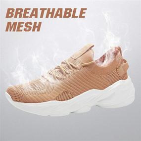 img 3 attached to Running Lightweight Breathable Walking Athletic Men's Shoes